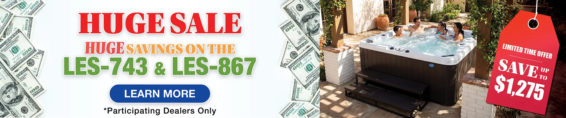 Calspas hot tub being used in a family setting - Jackson